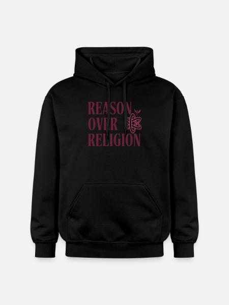 Reason over Religion - Gildan Unisex Softstyle® Midweight Hoodie - black