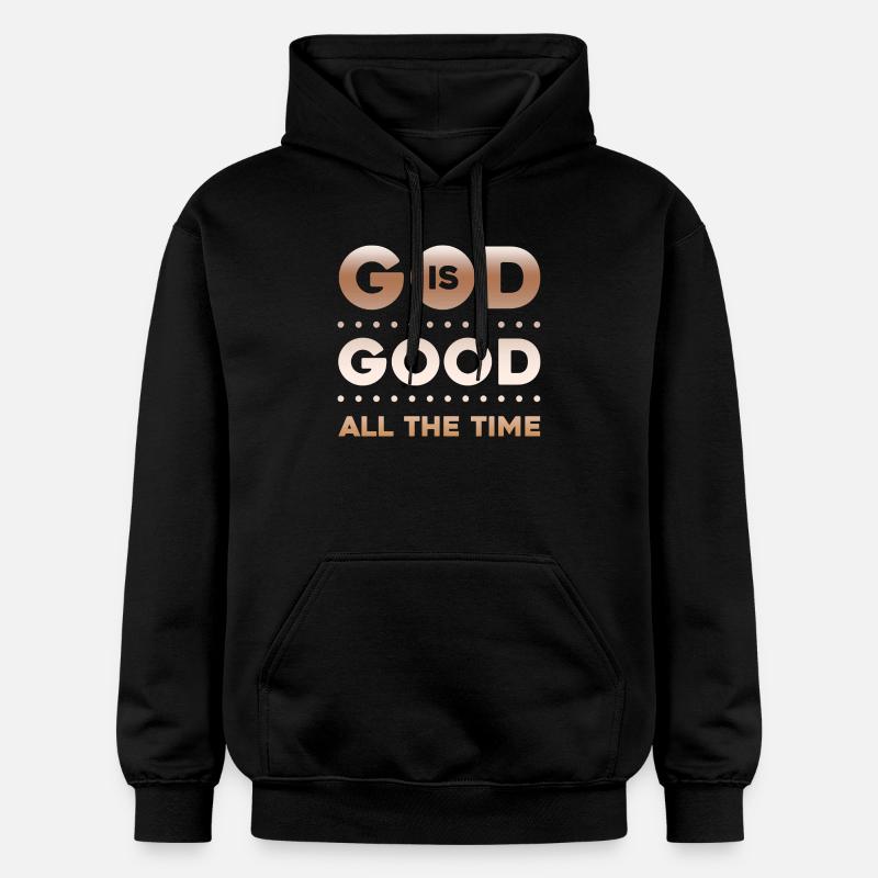 Dieu est bon tout le temps - Sweat à capuche Softstyle® Gildan Unisexe - noir