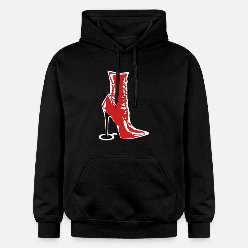 Bottes de Maîtresse - Sweat à capuche Softstyle® Gildan Unisexe - noir