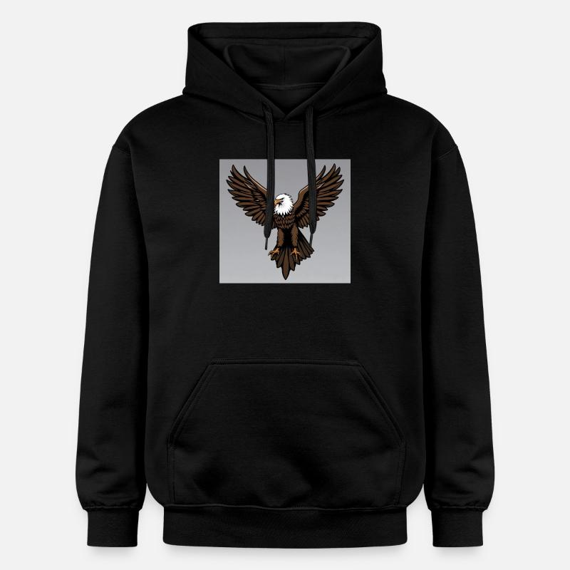 Aigle - Sweat à capuche Softstyle® Gildan Unisexe - noir