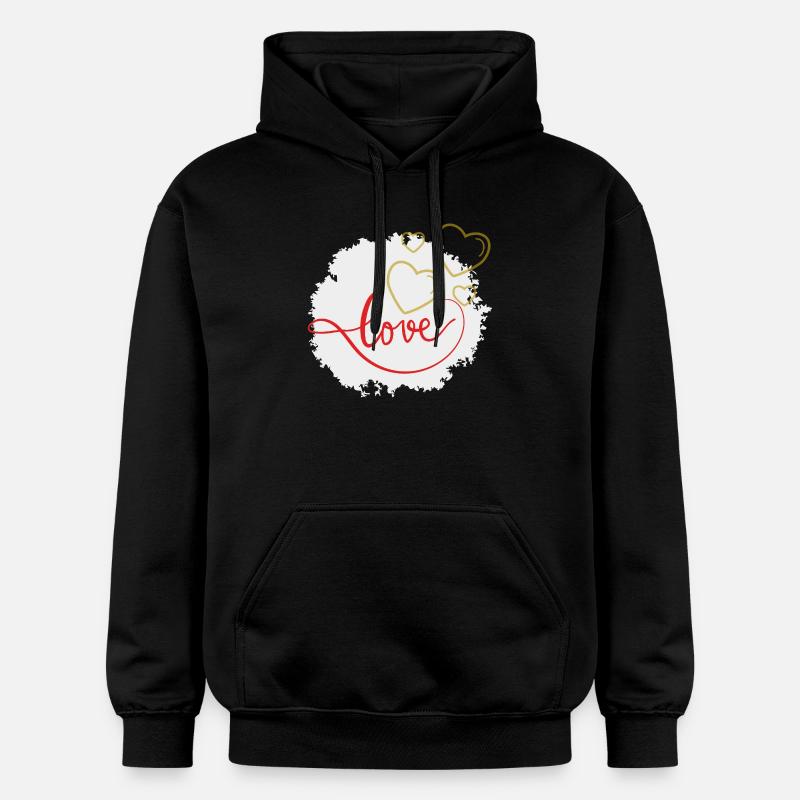 amour - Sweat à capuche Softstyle® Gildan Unisexe - noir