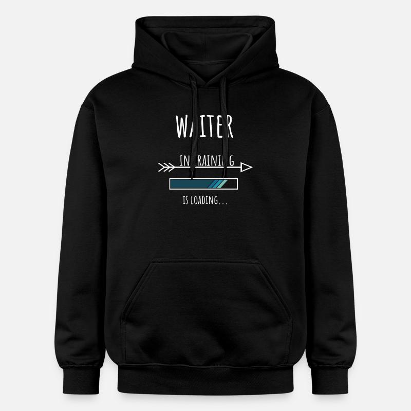 Serveur Cadeau Profession Formation Serveur - Sweat à capuche Softstyle® Gildan Unisexe - noir