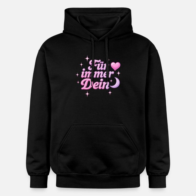 À vous pour toujours / Y2K Design - Sweat à capuche Softstyle® Gildan Unisexe - noir
