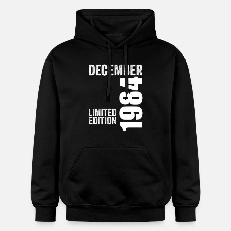 Cadeau Anniversaire Rétro - Décembre 1984 - Sweat à capuche Softstyle® Gildan Unisexe - noir