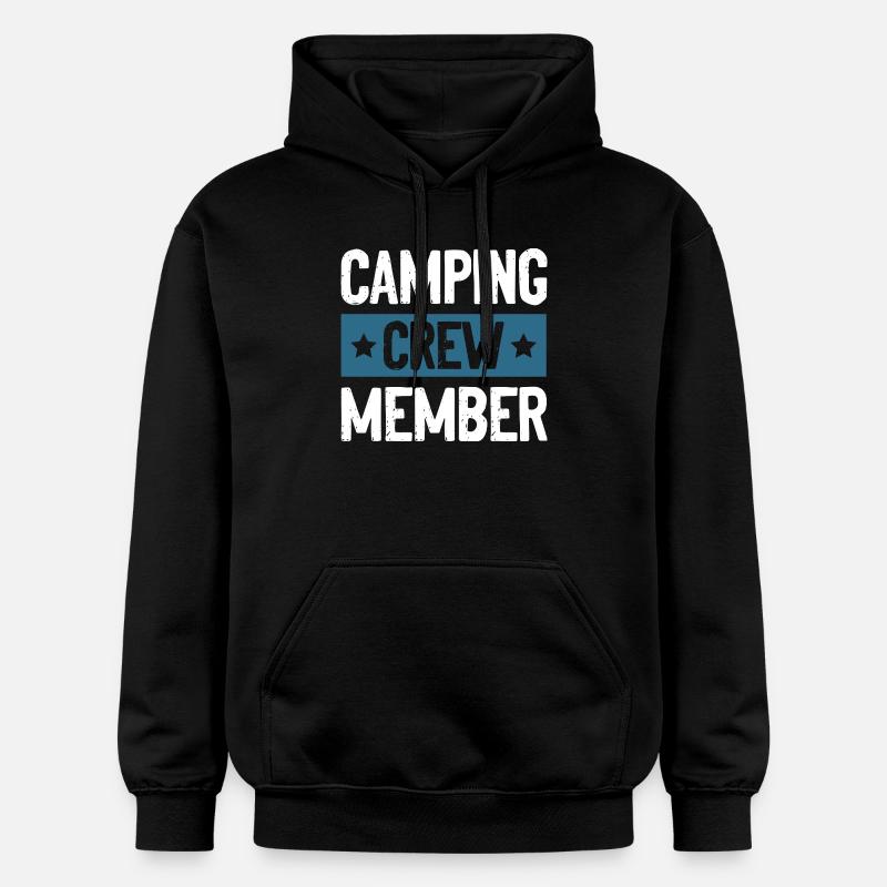 Équipe de camping - Sweat à capuche Softstyle® Gildan Unisexe - noir