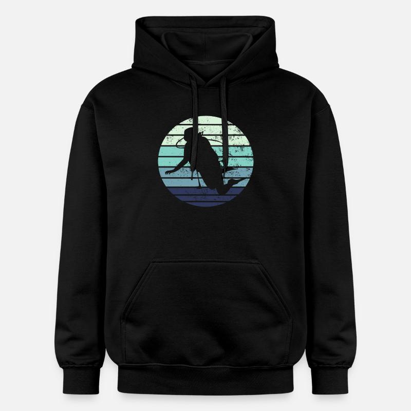 Plongée plongée - Sweat à capuche Softstyle® Gildan Unisexe - noir