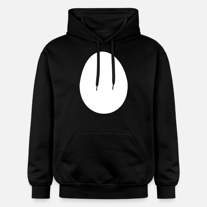 forme d'oeuf - Sweat à capuche Softstyle® Gildan Unisexe - noir