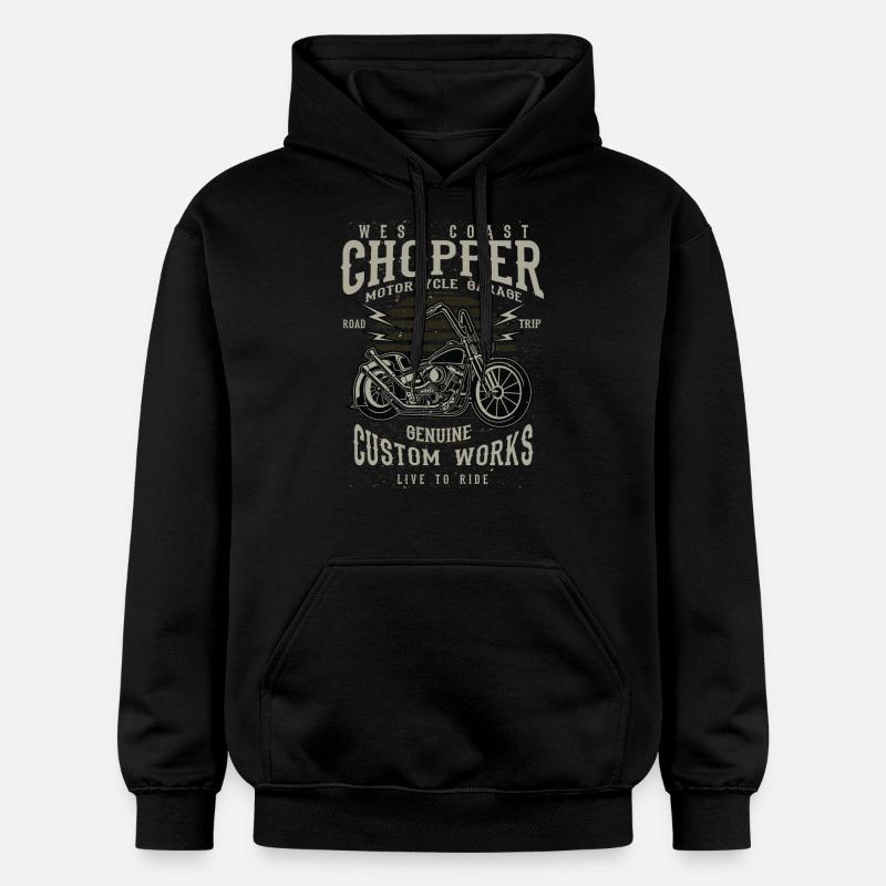 West Coast Chopper - Sweat à capuche Softstyle® Gildan Unisexe - noir