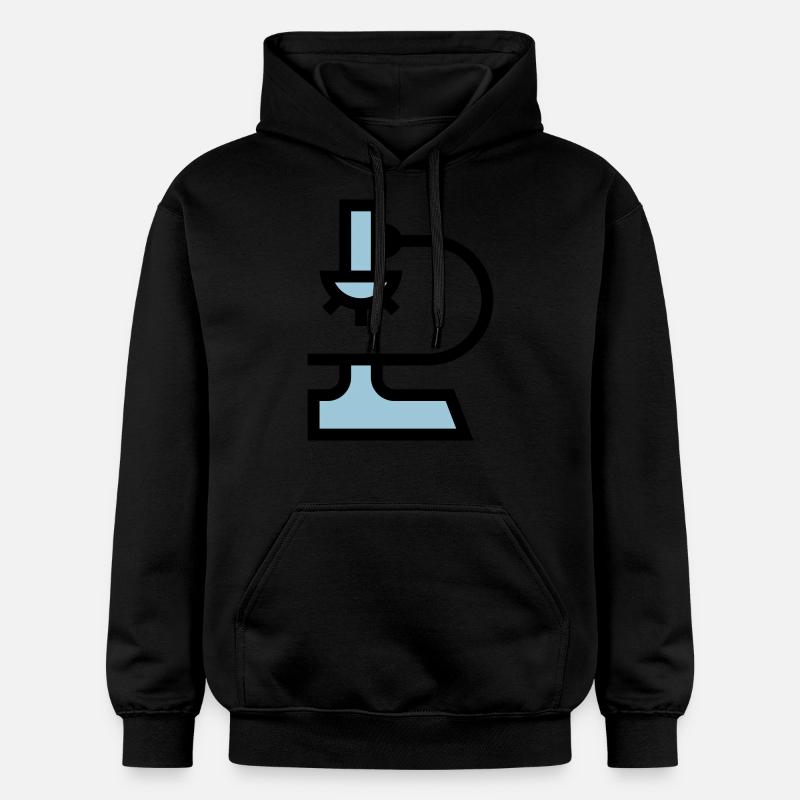 Microscope de laboratoire - Sweat à capuche Softstyle® Gildan Unisexe - noir