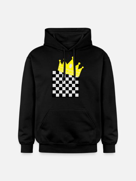 chess king - Sweat à capuche Softstyle® Gildan Unisexe - noir