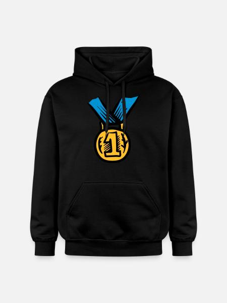 medal - Gildan Unisex Softstyle® Midweight Hoodie - black