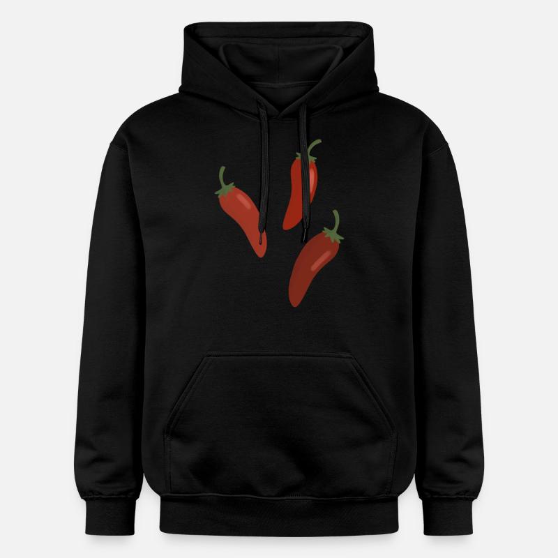 Piments - Sweat à capuche Softstyle® Gildan Unisexe - noir