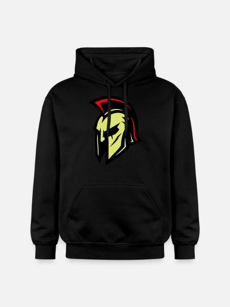 Gladiator Helmet Sparta - Gildan Unisex Softstyle® Midweight Hoodie - black