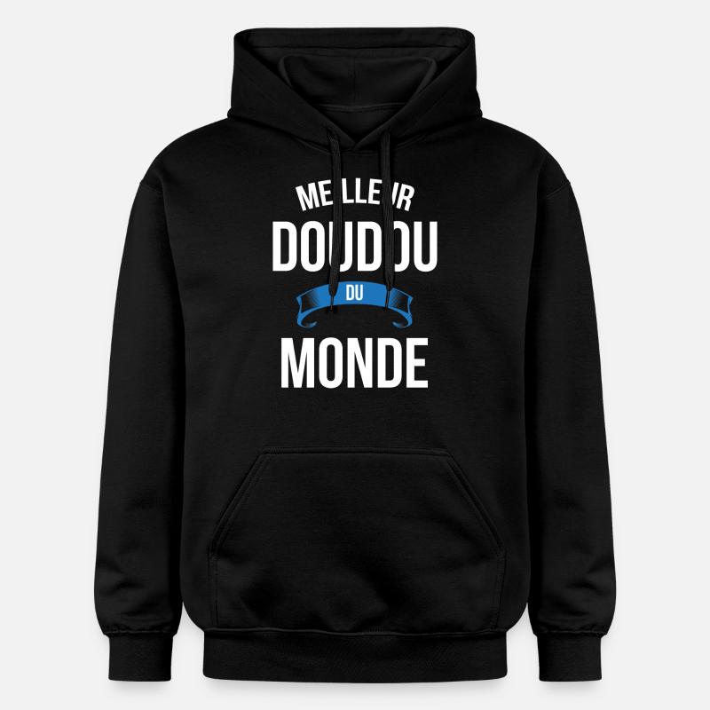 Meilleur Doudou du monde homme - Sweat à capuche Softstyle® Gildan Unisexe - noir