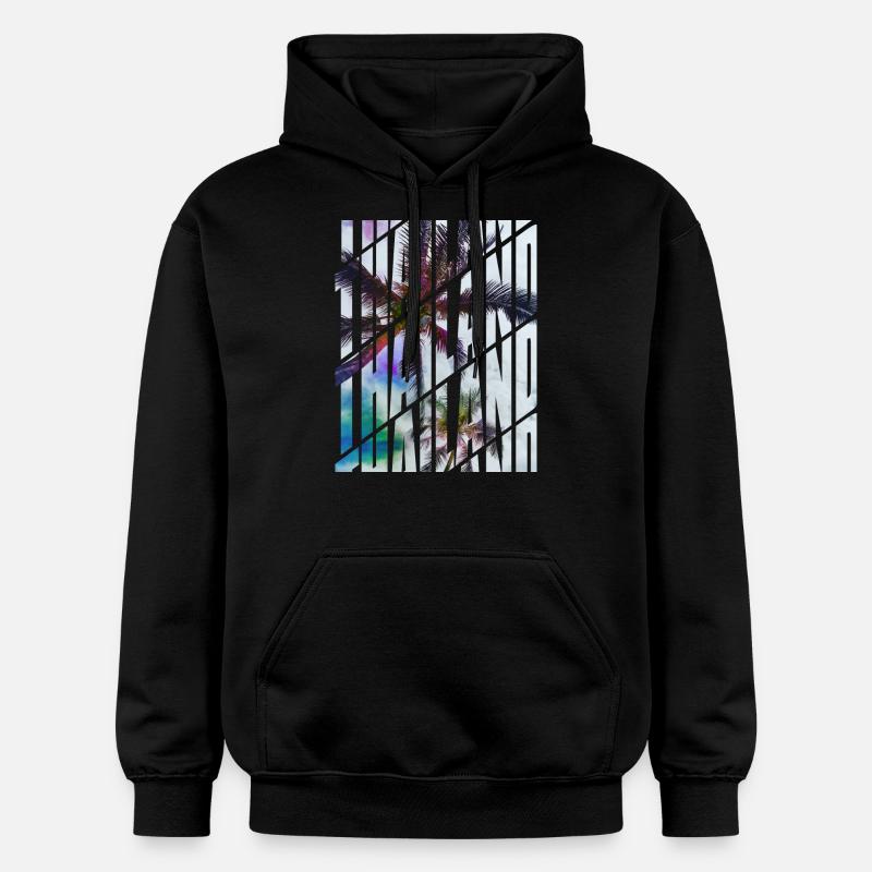 Thaïlande - Sweat à capuche Softstyle® Gildan Unisexe - noir
