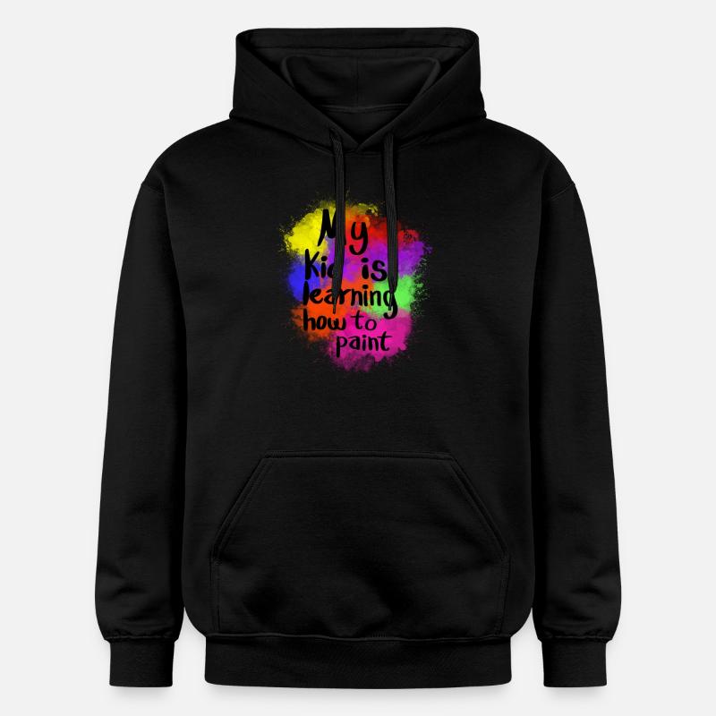 peinture - Sweat à capuche Softstyle® Gildan Unisexe - noir