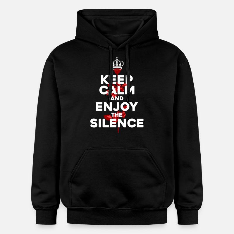 Graphique Keep Calm - Sweat à capuche Softstyle® Gildan Unisexe - noir