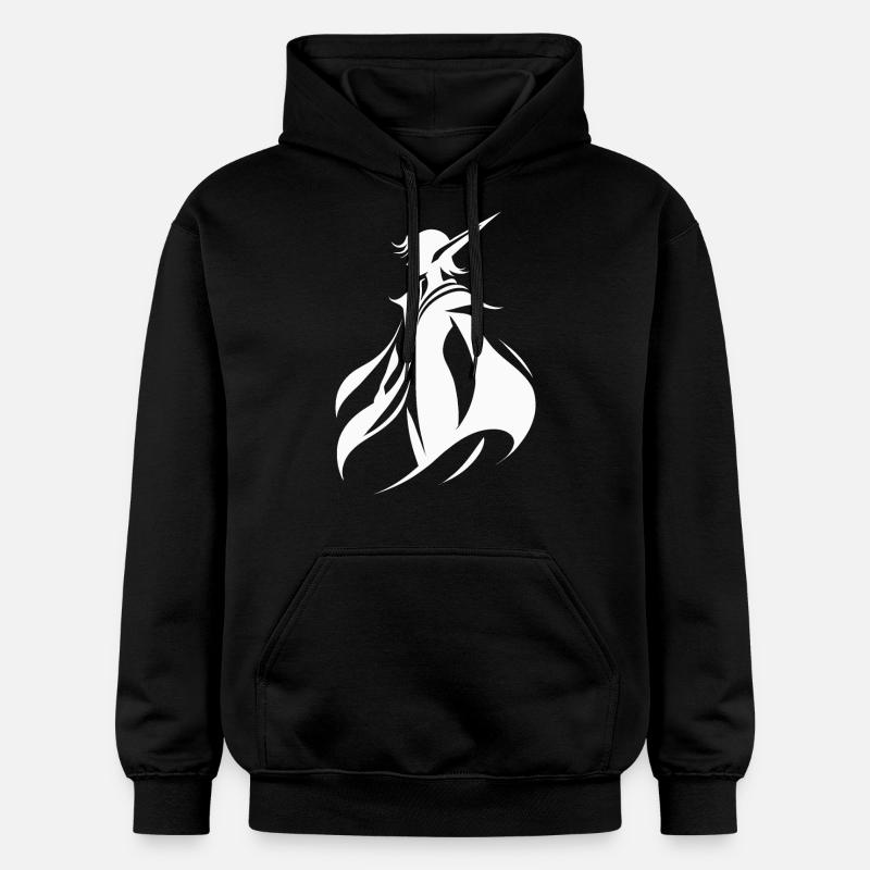 L’elfe murmure dans le vent - Sweat à capuche Softstyle® Gildan Unisexe - noir