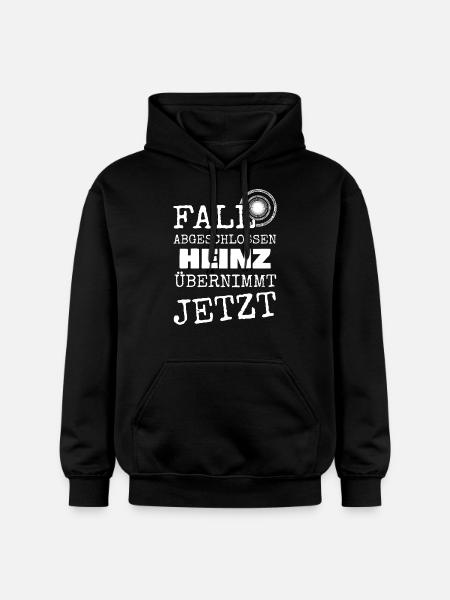 First name Heinz - Gildan Unisex Softstyle® Midweight Hoodie - black