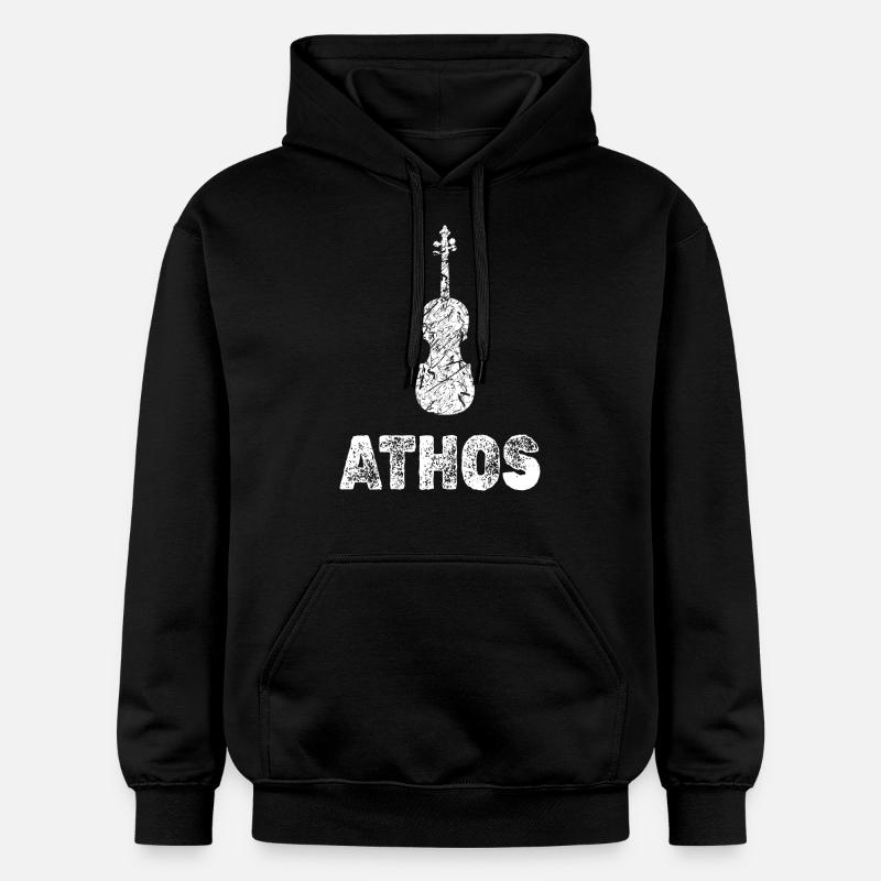 Viole Athos - Sweat à capuche Softstyle® Gildan Unisexe - noir