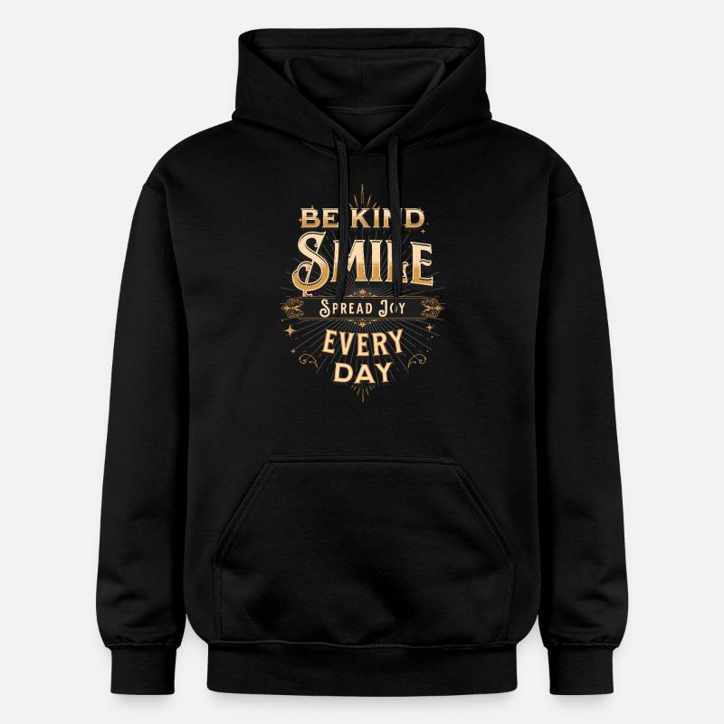 Sourire aimable - Sweat à capuche Softstyle® Gildan Unisexe - noir