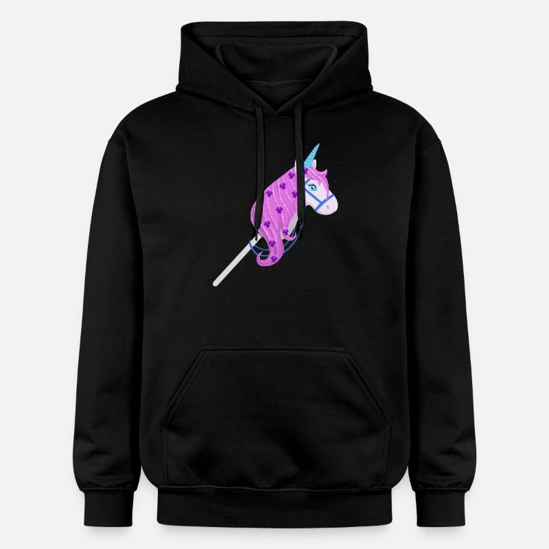 Équitation de loisir - Sweat à capuche Softstyle® Gildan Unisexe - noir