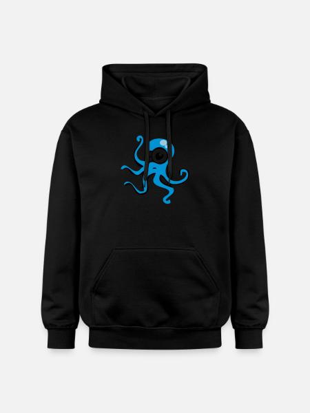 Pieuvre - Sweat à capuche Softstyle® Gildan Unisexe - noir