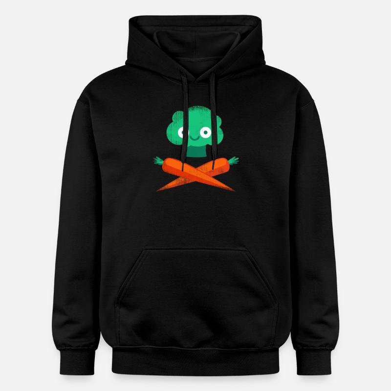Veggie Pirate - Sweat à capuche Softstyle® Gildan Unisexe - noir
