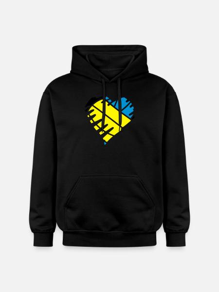 Beachvolley Love - Gildan Unisex Softstyle® Midweight Hoodie - Schwarz