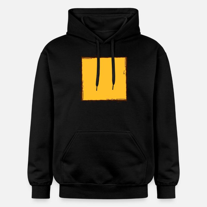 Lignes de trame de brosse - Sweat à capuche Softstyle® Gildan Unisexe - noir