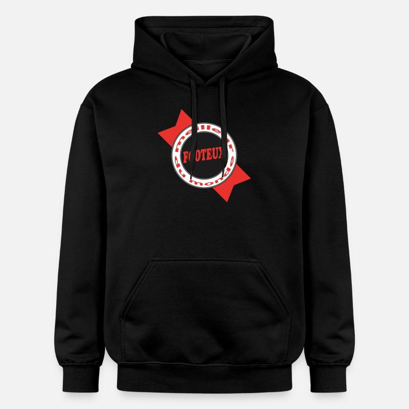 Meilleur FOOTEUX - Sweat à capuche Softstyle® Gildan Unisexe - noir