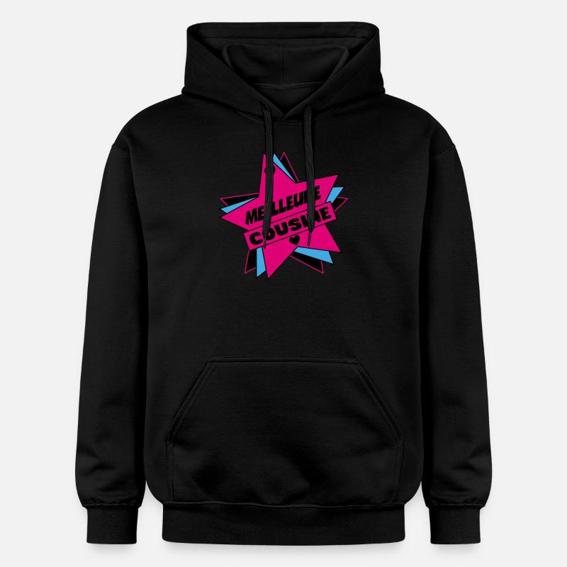 MEILLEURE COUSINE - Sweat à capuche Softstyle® Gildan Unisexe - noir