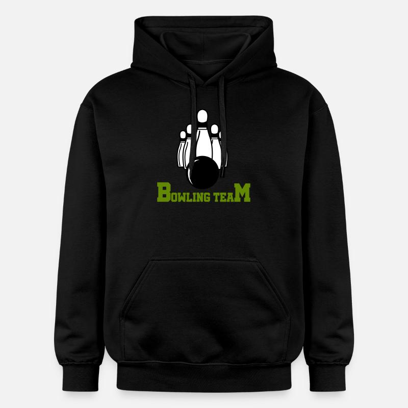 Équipe de bowling - Sweat à capuche Softstyle® Gildan Unisexe - noir