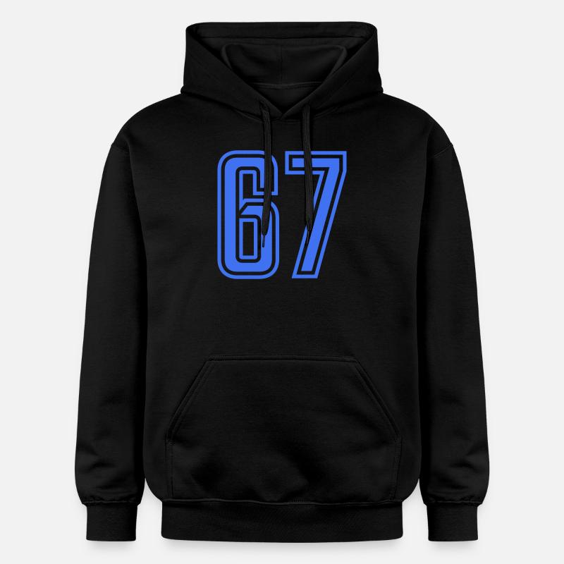 67 - Sweat à capuche Softstyle® Gildan Unisexe - noir