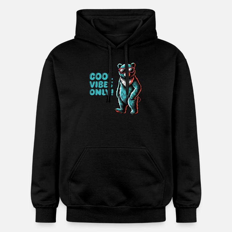 ours cool - Sweat à capuche Softstyle® Gildan Unisexe - noir