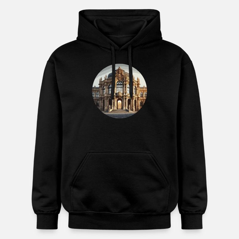 Palais Zwinger - Sweat à capuche Softstyle® Gildan Unisexe - noir