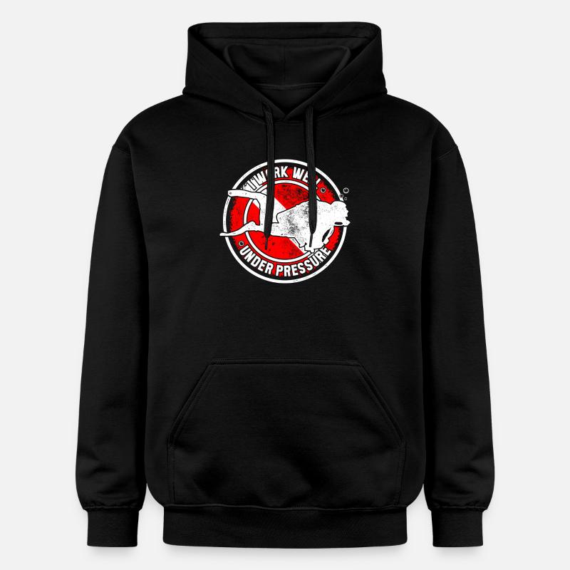Cocarde de taureau sous pression - Sweat à capuche Softstyle® Gildan Unisexe - noir