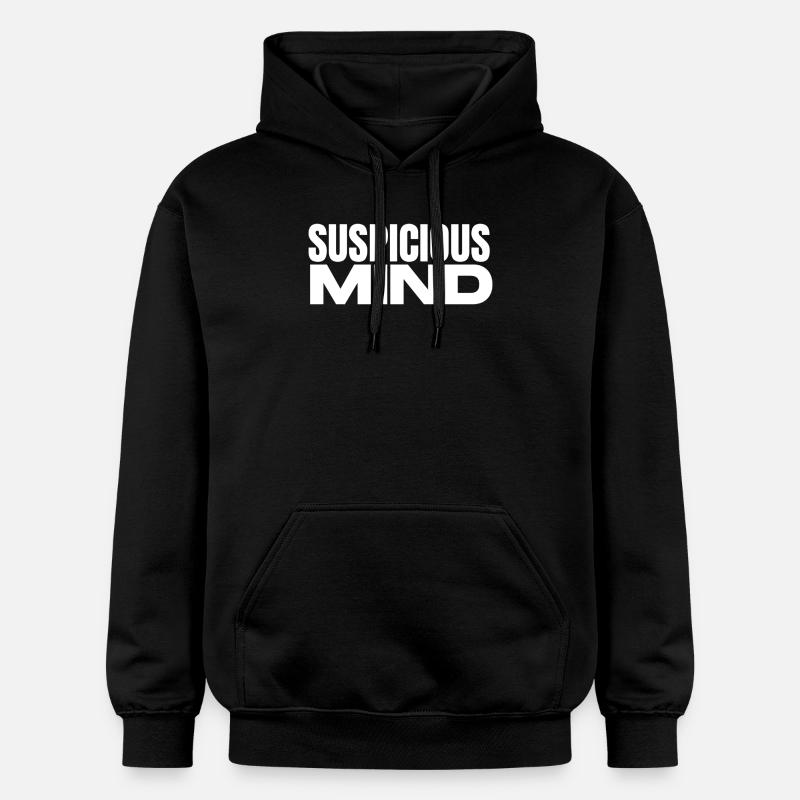 Verdächtiger Geist - Gildan Unisex Softstyle® Midweight Hoodie - Schwarz
