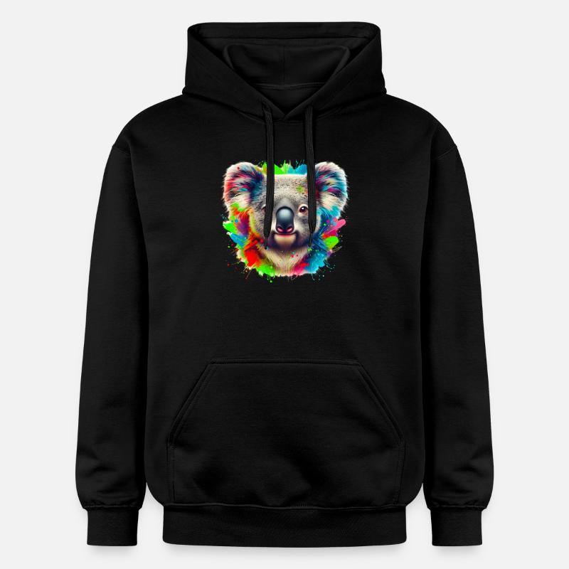 Koala - Sweat à capuche Softstyle® Gildan Unisexe - noir