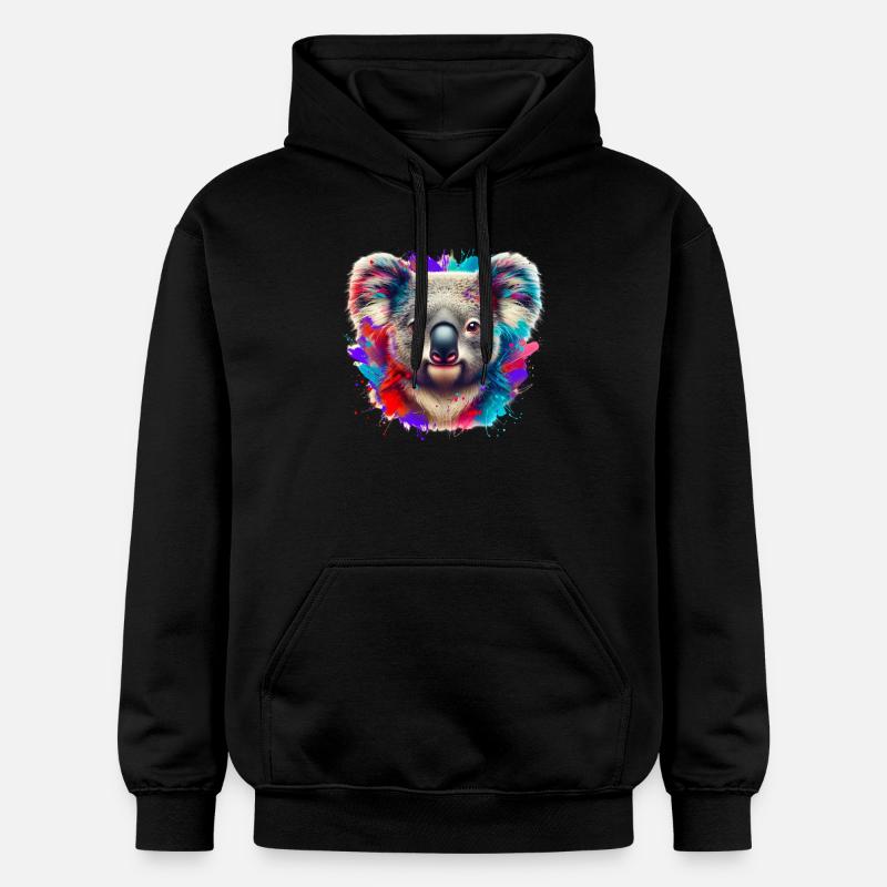 Koala - Sweat à capuche Softstyle® Gildan Unisexe - noir