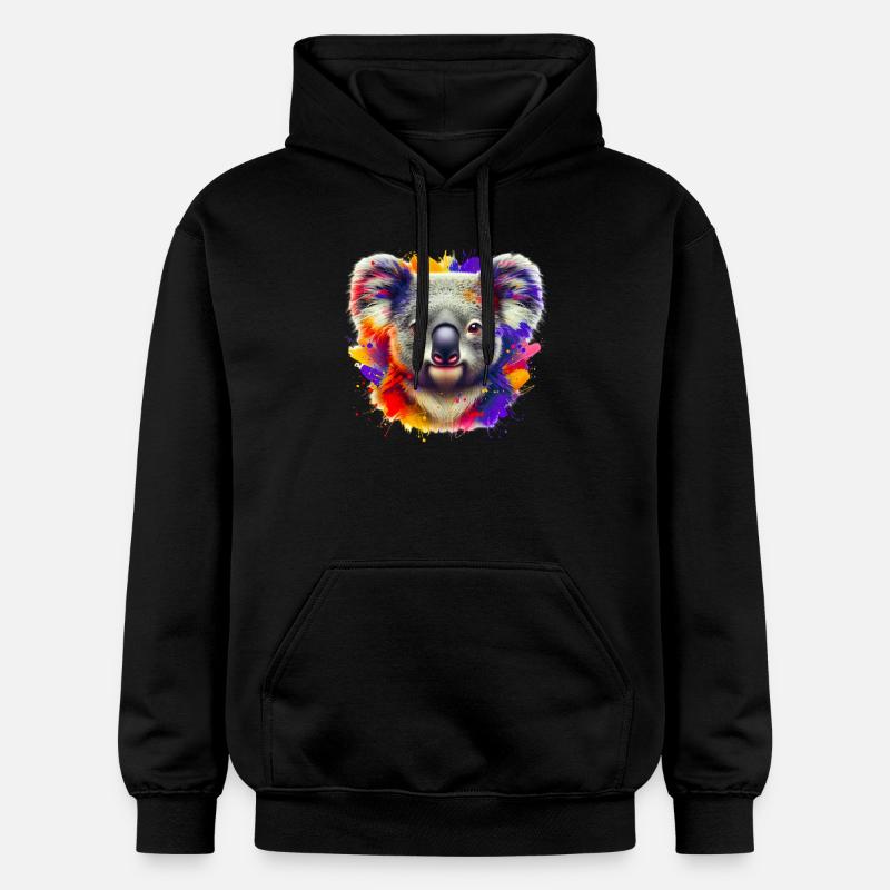 Koala - Sweat à capuche Softstyle® Gildan Unisexe - noir