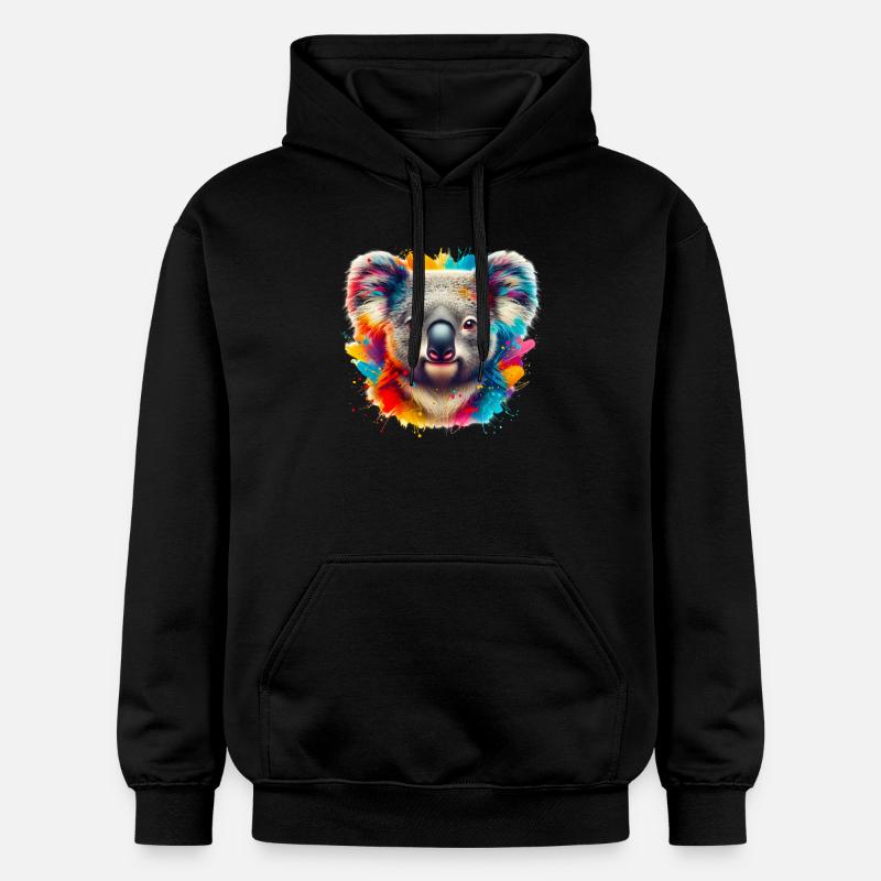 Koala - Sweat à capuche Softstyle® Gildan Unisexe - noir