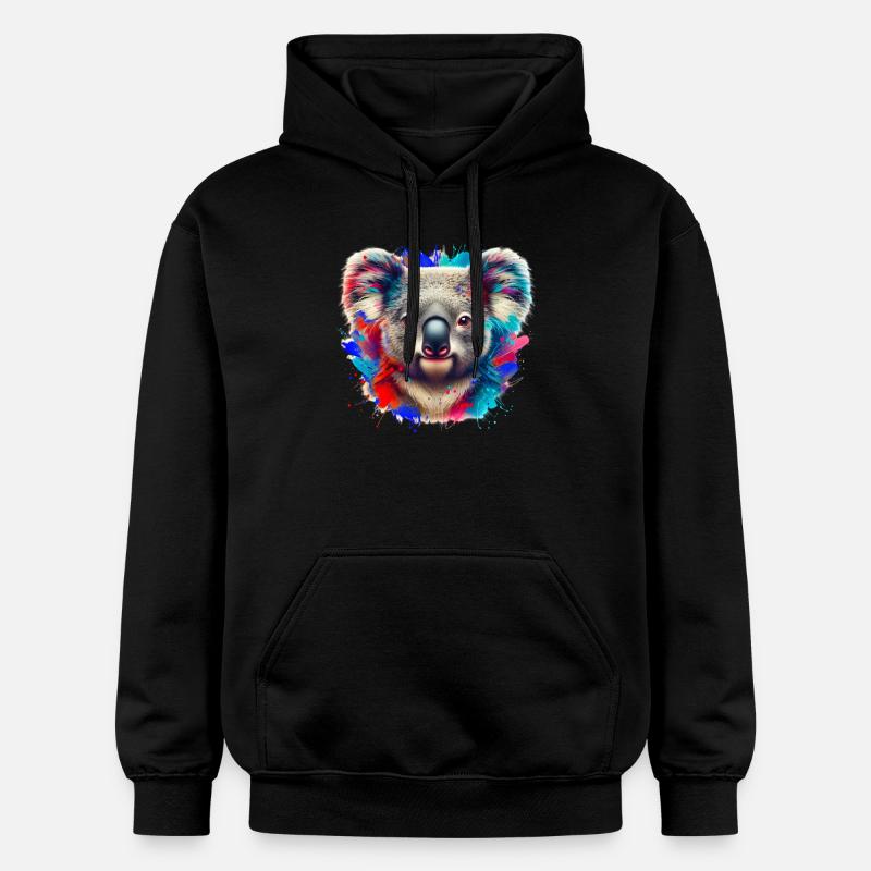 Koala - Sweat à capuche Softstyle® Gildan Unisexe - noir