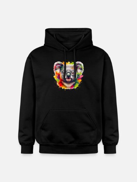 Koala - Sweat à capuche Softstyle® Gildan Unisexe - noir