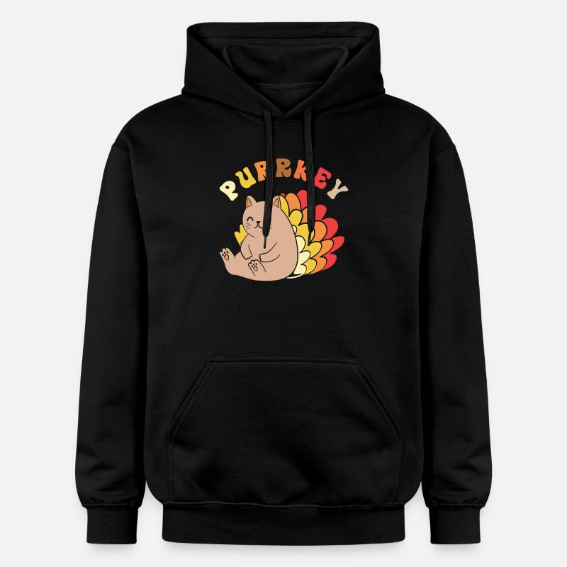 Thanksgiving Mama Mutter Oma Großmutter - Gildan Unisex Softstyle® Midweight Hoodie - Schwarz