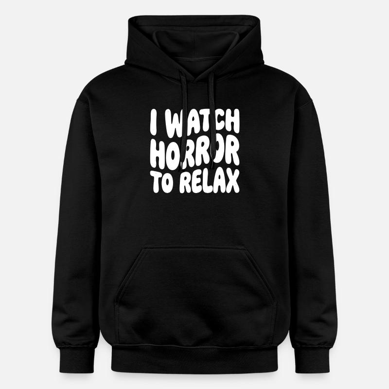 L’horreur pour se détendre - Sweat à capuche Softstyle® Gildan Unisexe - noir