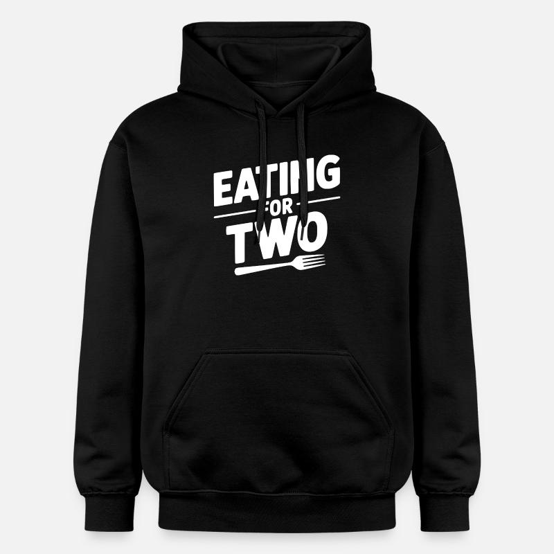 Manger pour deux - Sweat à capuche Softstyle® Gildan Unisexe - noir