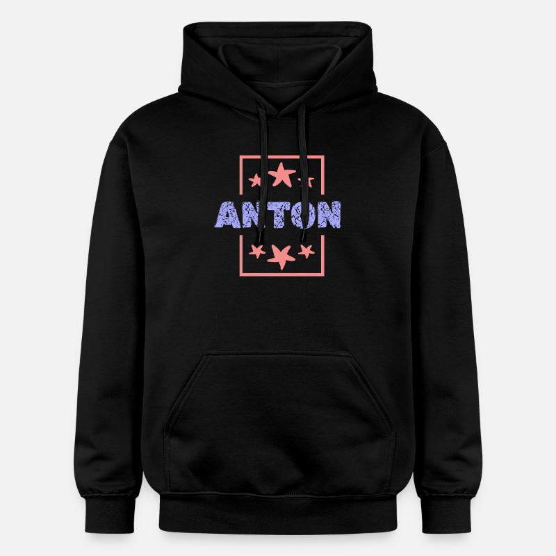 Anton - Sweat à capuche Softstyle® Gildan Unisexe - noir