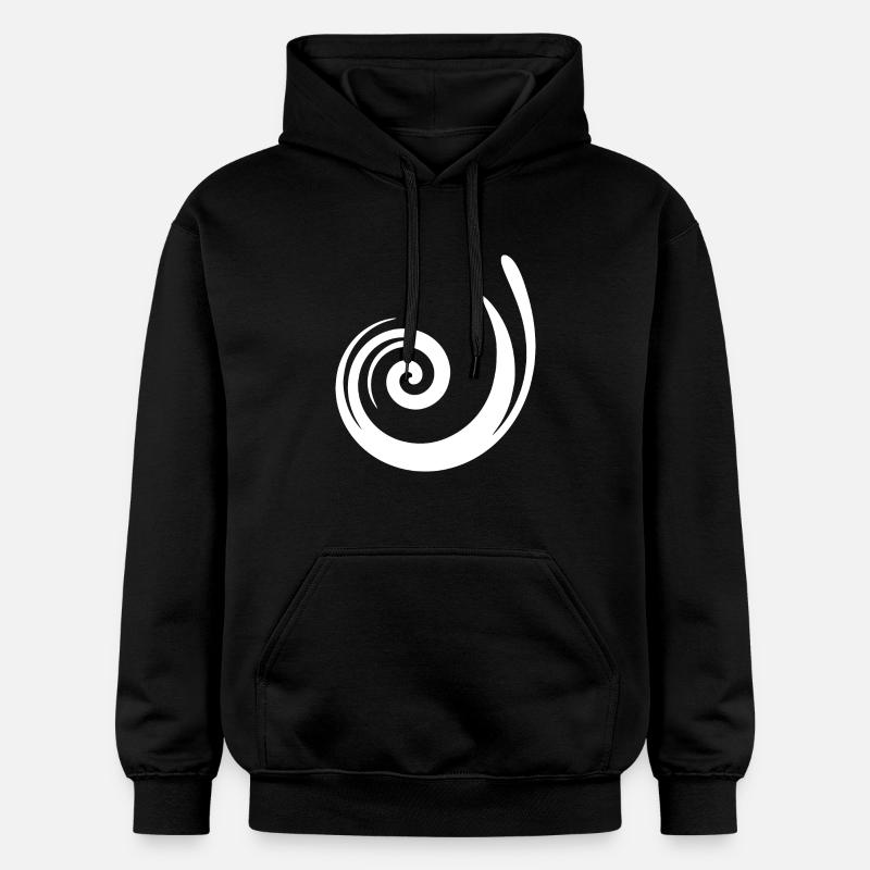 Pattern White Gift Christmas - Gildan Unisex Softstyle® Midweight Hoodie - black