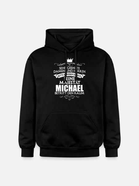 MICHAEL - Majestät - Gildan Unisex Softstyle® Midweight Hoodie - Schwarz